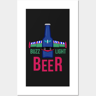 BUZZ LIGHT BEER Posters and Art